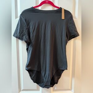 SKIMS Charcoal Bodysuit